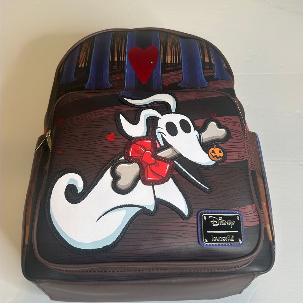 Loungefly Disney Nightmare Before Christmas Zero Full Size Backpack, NEW - Picture 11 of 12
